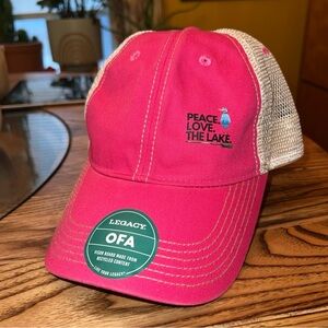 Legacy Pink and Tan Trucker Cap